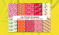 design modern textile baby pattern design