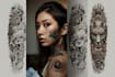 design a tattoo design in japanese style