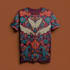 design custom t shirt design and illustration
