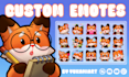 create custom chibi emotes