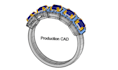 do jewelry cad design for 3d printing and casting