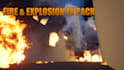 make simulation fx, vfx animation, destruction fx, visual effect, fire explosion