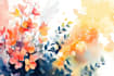 create watercolour botanical illustrations