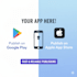 publish or update mobile app android playstore and ios app store
