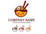 do modern manatee noodles mascot logo