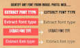 identify any font from your image quickly in 1 hour
