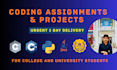 do coding projects, game and app development in c, cpp, python, java