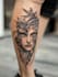 custom an abstract black tattoo design