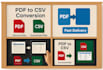 convert PDF bank statements to excel, CSV, or google sheets