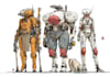 design spectacular robots, cyborgs and mechs