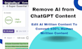 manually edit, rewrite, and humanize ai chatgpt content
