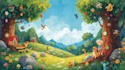 create colourful book illustrations and book covers