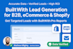do builtwith lead generation for ecommerce, b2b, shopify and saas leads