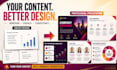 redesign powerpoint presentation slides, business PPT and pitch deck
