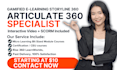 be lms online course content scorm developer in articulate, storyline, rise 360