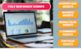 build minimalist wordpress website business, blog, e commerce website