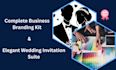 design beautiful wedding invitation suite
