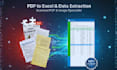 do data extraction, PDF to excel, and convert image to excel