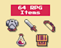 create pixel art assets, sprites, and tilesets for videogames