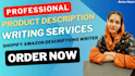 write shopify SEO descriptions and amazon product descriptions that sells