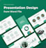 do ms word content to powerpoint presentation design