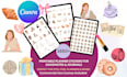 provide digital stickers for digital planner journal or for etsy