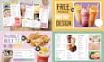 design your bubble tea, boba, milk tea menu and logo