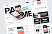 design a high converting landing page UI UX in figma
