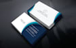 design a luxury minimalist business card and stationery