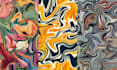 digital wavy liquify abstract pattern designs for textile