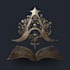 make a fantasy book or novel series logo