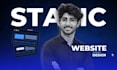 design a stunning HTML landing page or HTML static website