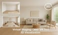 do virtual staging, 360 panoramic virtual staging, 3d  floor 360 render vr tour