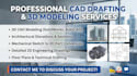 3d cad drafting elevations, mechanical sketch and modeling, sections, drawing