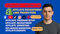do affiliate recruitment marketing affiliate program setup MLM link promotion