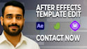 edit after effects templates and create logo animations