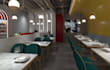 2dtechnical draw,commercial home,restaurant interior,cgi 3ddesign,draw to render