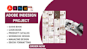 do adobe indesign project, book formatting, canva brochure calender design