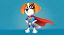 create superhero cartoon character
