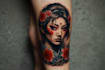 design a japanese style tattoo art