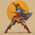 draw your dnd character and fighting mood