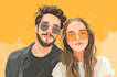 draw custom couple vector portrait