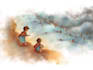 create bible storybook for children with illustrations