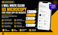 write UX microcopy for your app website onboarding and buttons