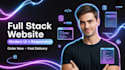 create full stack website with clean responsive
