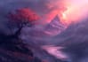 do a unique magical landscape illustrations