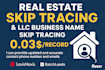 provide llc skip tracing and bulk skip tracing service