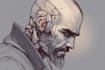 design cyberpunk character, sketch character design