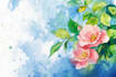do a watercolor illustration