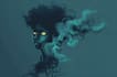 create dark art illustration
